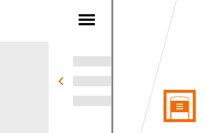 Mobile Menu - Slider