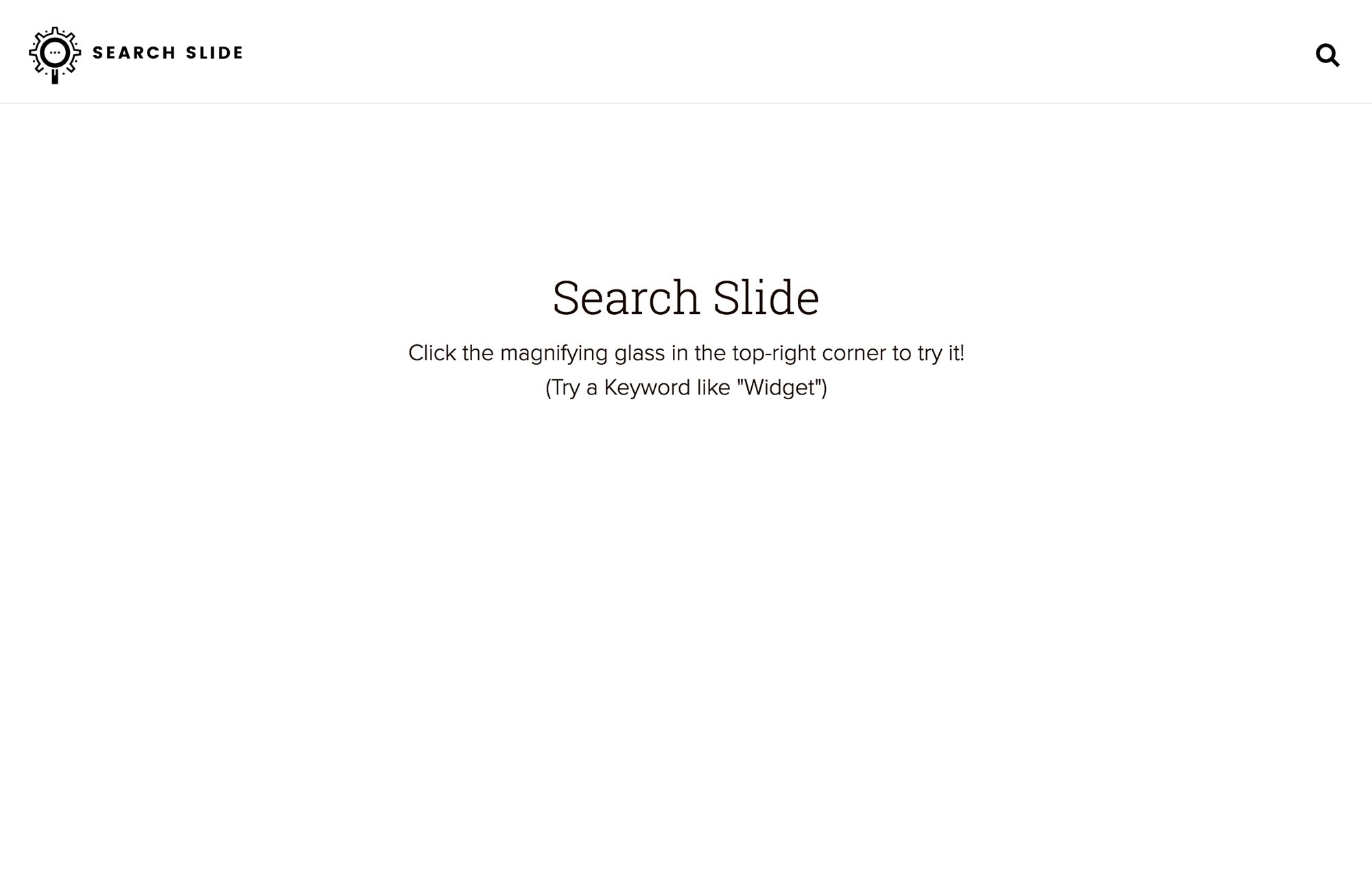 Search Slide