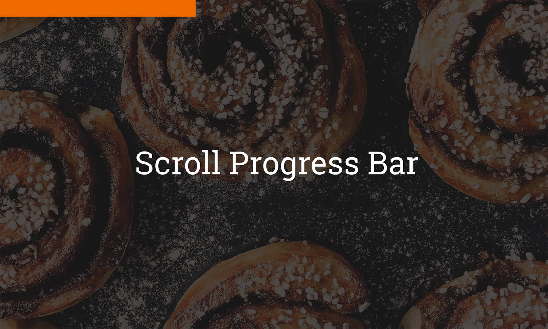 Scroll Progress Bar