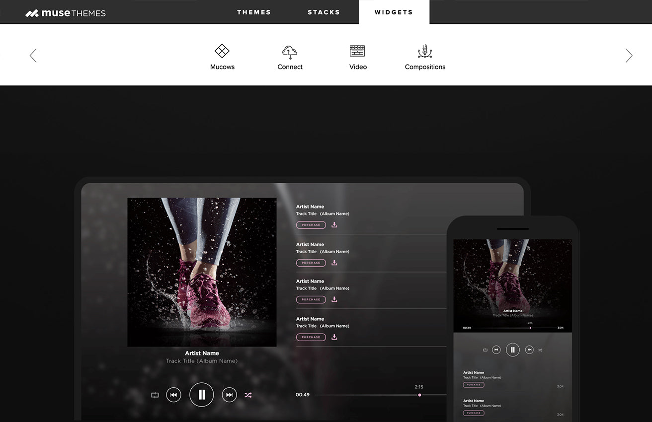 SubNav Slider