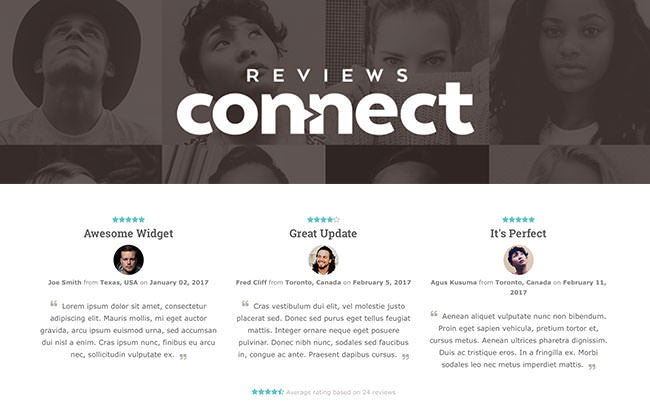 Reviews Connect Widget